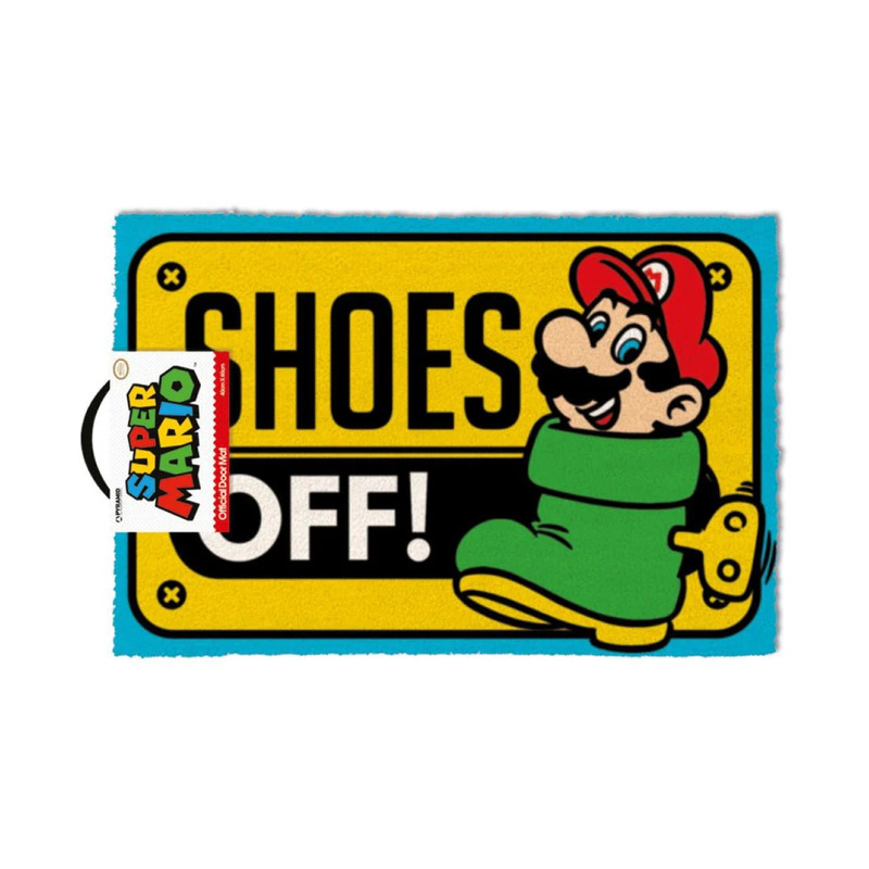 Super Mario - Shoes Off Door Mat - حصيرة